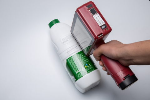 怎样导?外部数据?F6手持式喷码机？