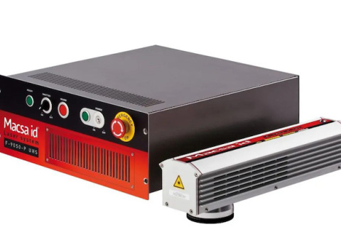 玛萨光纤激光机 F-9000系列-啤酒行业易拉罐高速生产线打码应用