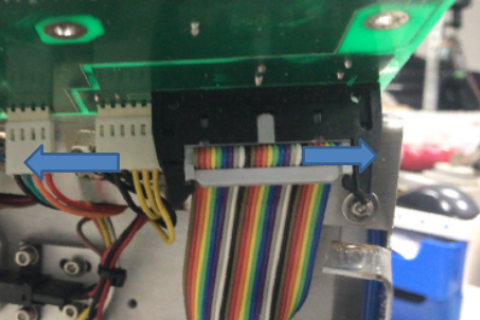 UCS1L机型打印头排线替换办法